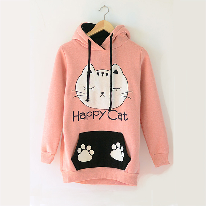 Lovely Cat Hoodie /FLC0003 on Luulla